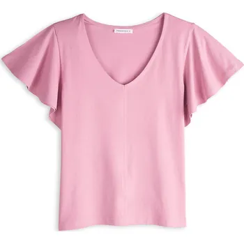 GATE Bavlněné tričko s volánem 34 225-1641/632