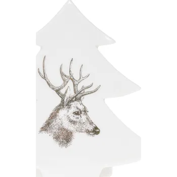 Svícen Porcelánový svícen stromeček s jelenem