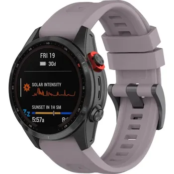 Řemínek na hodinky Jednobarevný Garmin QuickFit řemínek 26mm - Fialový GRM-GS04-03