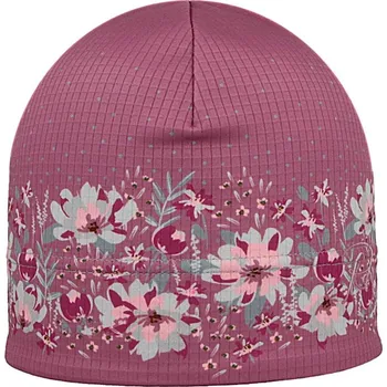 Kojenecká čepice funkční čepice RDX fialová s květy F1518P velikost 48-50