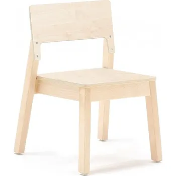 Jídelní židle Dětská židle LOVE, výška 350 mm, bříza, bříza