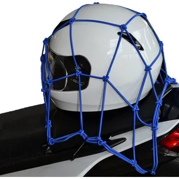Motodoplněk Oxford Pružná zavazadlová síť pro motocykly 30x30 modrá