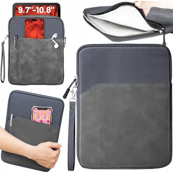 Pouzdro na mobilní telefon Pouzdro Taška na Tablet od 9.7 do 10.8 palců šedé Obal Case na Tablet