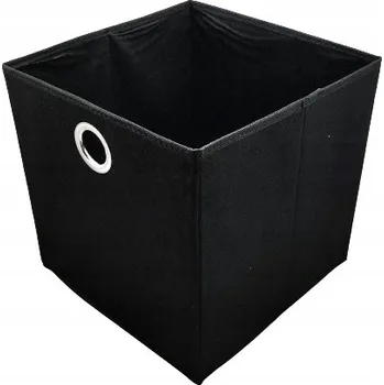 Úložný box Černý úložný krabička / krabice. 31x31x31 cm