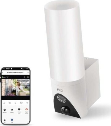 EMOS H4054 GoSmart IP kamera venkovní IP-300 TORCH otočná se světlem bílá