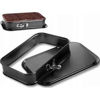 Nádoba na pečení FORMA NA DORT OBDÉLNÍKOVÁ FORMA NA PEČENÍ KOLÁČŮ S NEPŘILNAVÝM POVRCHEM 39X28