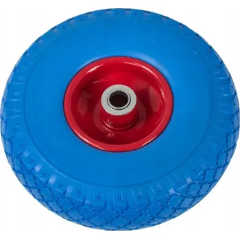 Pojezdové kolečko Kolo k vozíku plné, PU pěna 260mm, otvor 20mm