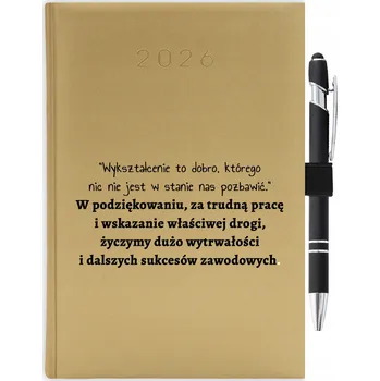 Kalendář Knižní kalendář 2026 A5 zlatý