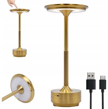 Lampička BEZDRÁTOVÁ LED LAMPIČKA NA STŮL DOTYKOVÁ, 2600mAh