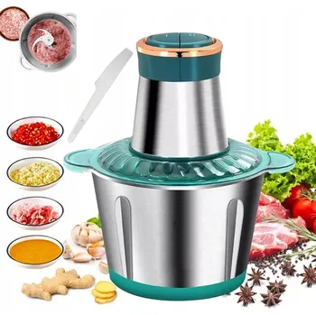 Kuchyňský robot ELEKTRICKÝ ZELENINY ZELENINY, KUCHYŇSKÝ ROBOT SEKÁČEK POTRAVIN 2L