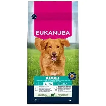 Krmivo pro psa Krmivo EUKANUBA Adult Large rich in lamb and rice 12 kg