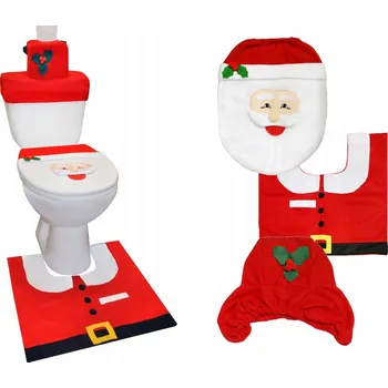 Vánoční dekorace Dekorační obal na toaletu Mikuláš