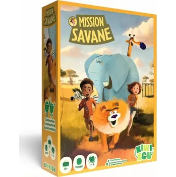 Desková hra Kiwizou Savana – zachraňte zvířata