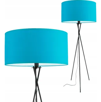 Stojací lampa Moderní stojací lampa s tyrkysovým stínidlem 40 cm, obývací pokoj, ložnice,
