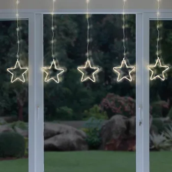 Světelný efekt Haushalt international LED Světelný závěs Hvězdy 496101