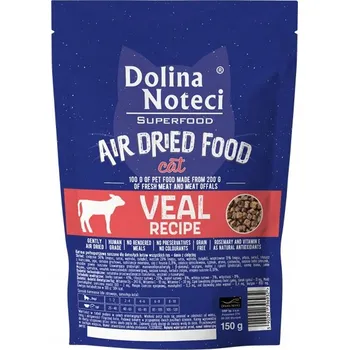 Krmivo pro kočku Dolina Noteci Superfood jídlo s telecím masem krmivo sušené pro kočky 150 g