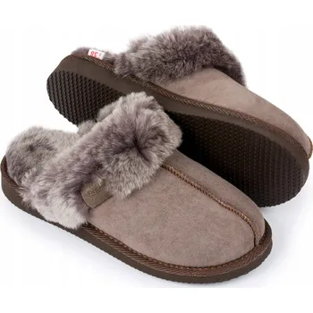 Dámské pantofle Pantofle Kožené bačkory Teplé Vlna IRE 37