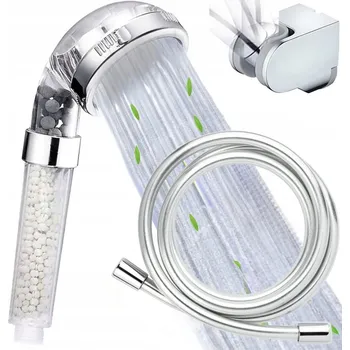 Sprchový set SPRCHOVÝ SET sprchová hlavice + hadice + nastavitelný držák, chrom-turmalín