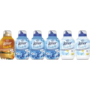 Aviváž Lenor Fresh Air aviváž kolekce 3x Fresh Wind, 2x Senstitive, 1x Tropical Sunset, 6x504ml (216 praní)