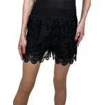 Airisa Dámské černé krajkované kraťasy MILADA Barva: Černá, Velikost: M-L