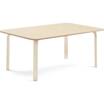 Zahradní stůl Stůl ELTON, 1800x800x590 mm, bříza, akustické linoleum, béžová