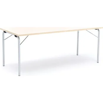 Jídelní stůl Skládací stůl NICKE, 1800x800x720 mm, pozinkovaný rám, lamino bříza