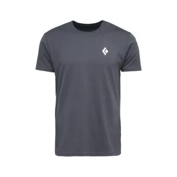 Pánské tričko Black Diamond BD Backcountry Stamp SS Tee Men Carbon_0003 šedá M