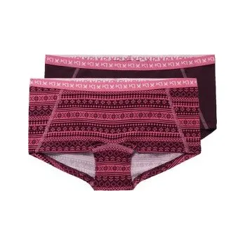 Dámské kalhoty Kari Traa TINA HIPSTER 2PK WINE fialová M