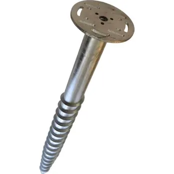 Vrut zemní MTR MA žárový Zn Varianta: Vrut zemní MTR MA 76x1600x3,5mm, hlava 200mm M24 žár. Zn