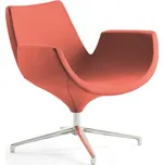 Lounge křeslo ENJOY, nízké opěradlo, červenohnědé