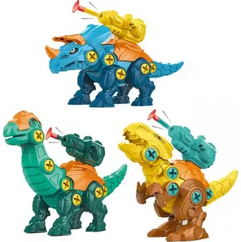 ostatní stavebnice WOOPIE Stavebnice šroubovací Dinosauři (3ks)