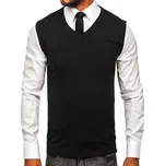 Černý pánský svetr bez rukávů Bolf MM6005 - 2XL