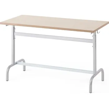 Zahradní lavice Školní lavice 184, stříbrná/bříza