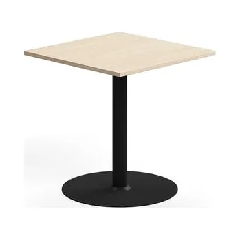 Jídelní stůl Stůl ALVA, 700x700x720 mm, vysokotlaký laminát, černá/bříza