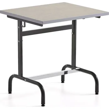 Zahradní lavice Školní lavice 180, linoleum, antracitově šedá/tmavě šedá