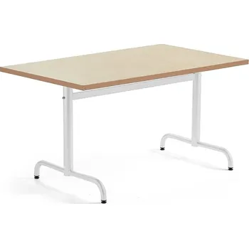 Jídelní stůl Stůl PLURAL, 1200x800x720 mm, linoleum, béžová, bílá