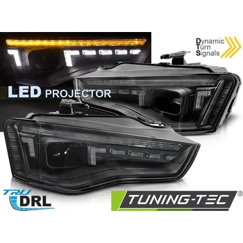 Cizojazyčná kniha LED HEADLIGHTS LED BLACK SEQ fits AUDI A5 11-16