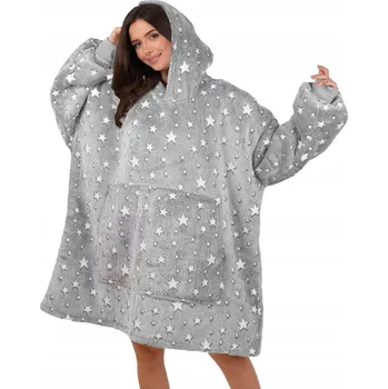 Pánská mikina TEPLÁ MIKINA MIKINOVÁ DEKA DEKA 2 V 1 SILNÁ XXL KOŽEŠINOVÁ FLÍSOVÁ MIKINA fleecová mikina s kapucí VELKÁ