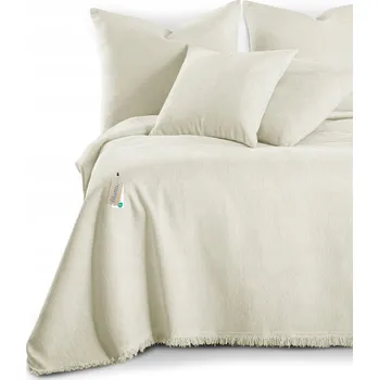 Prostěradlo Přehoz Filumi polyester 170 cm x 210 cm žlutý