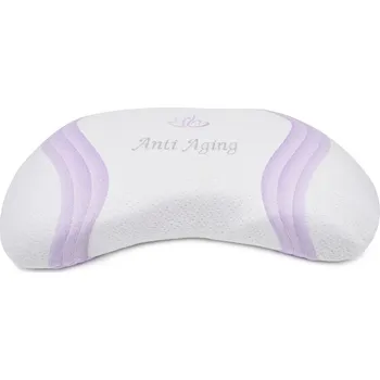 Polštář Vlnka Paměťový anatomický polštář proti vráskám velikost lůžkovin 68x35