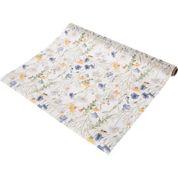 ubrus Běhoun jarní květy 180x40 cm