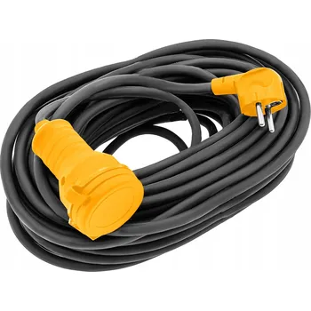 Napájecí kabel Prodlužovací Kabel stavební, zahradní, jednoduchý, 1 zásuvka, 10 m - Denzel