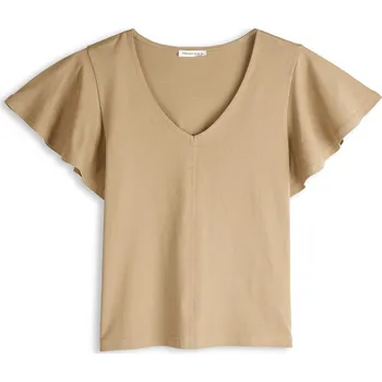 Dámské oblečení GATE Bavlněné tričko s volánem 38 225-1641/240