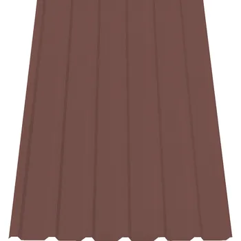 plechová krytina Satjam Trapezový plech SAT 18 NP Purmat 0,5 cihlová RR750