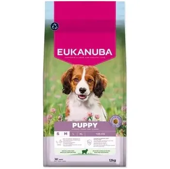 Krmivo pro psa Krmivo EUKANUBA Puppy Small & Medium rich in lamb 12 kg