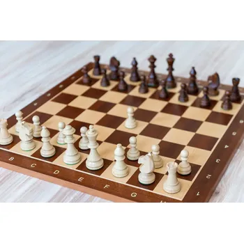 Šachy Dřevěná šachová souprava Staunton MAXI + doprava zdarma