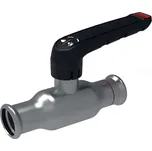 Lisovací plnoprůtokový kulový uzávěr Ivar.C 100 L, 22 mm, uhlíková ocel