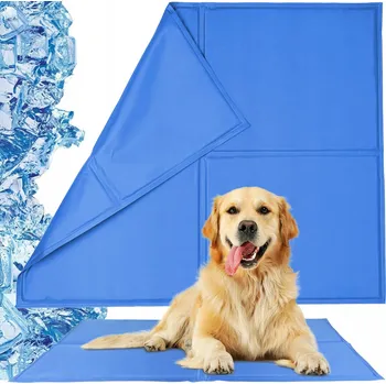 Pelíšek pro psa CHLADICÍ PODLOŽKA PRO PSA VELKÁ XXL 110x70cm gelová pelíšek PREMIUM SILNÁ