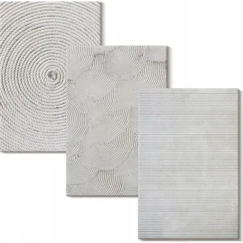 Obraz Sada obrazů pro dekoraci galerie Geometrické vzory z kartonu 3x 20x30 cm