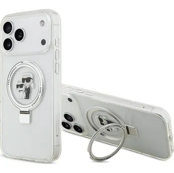 Karl Lagerfeld Ringstand Karl and Choupette MagSafe Zadní Kryt pro iPhone 17 Pro Max